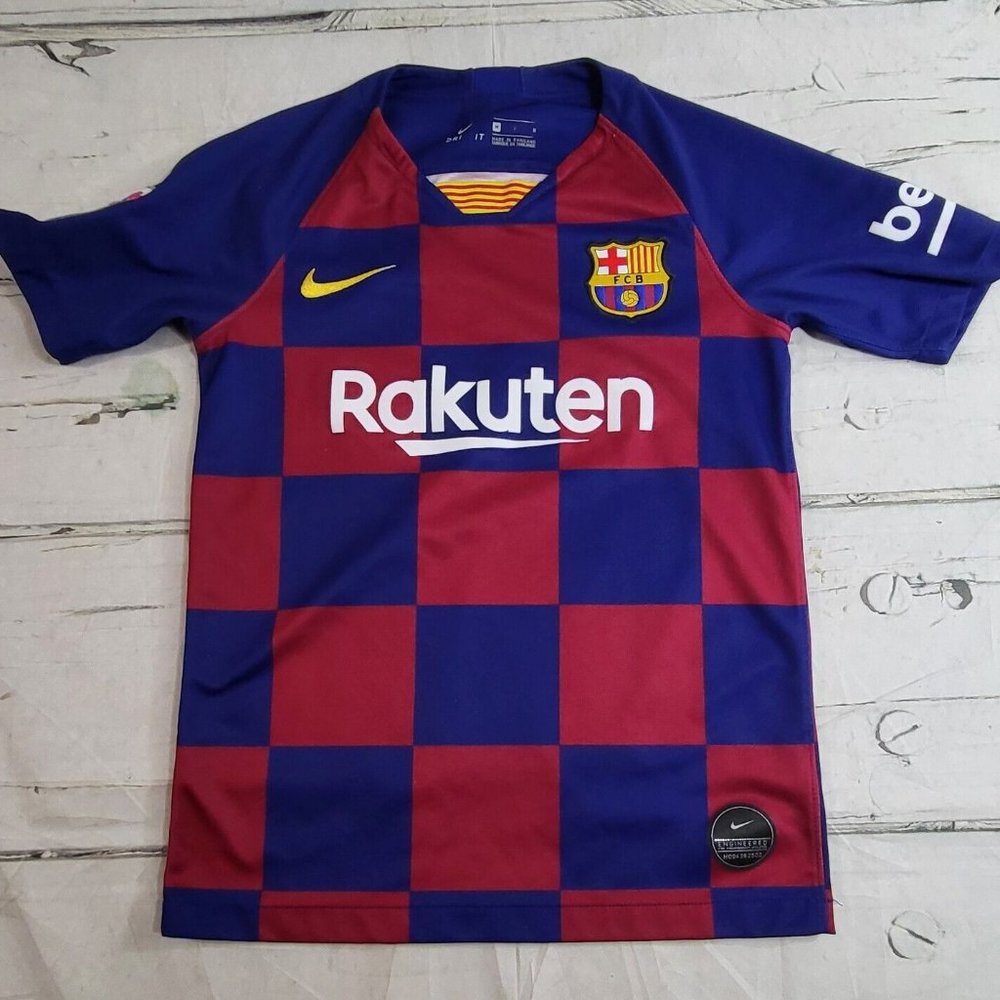 Nike FC Barcelona Youth Jersey - Blue & Red